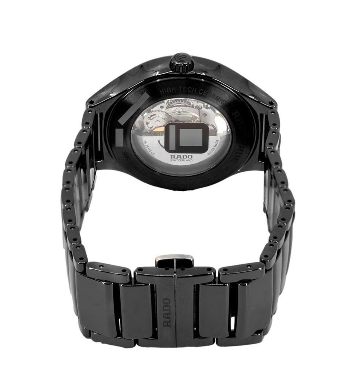 Rado true Open heart black /Scheleton dial watch